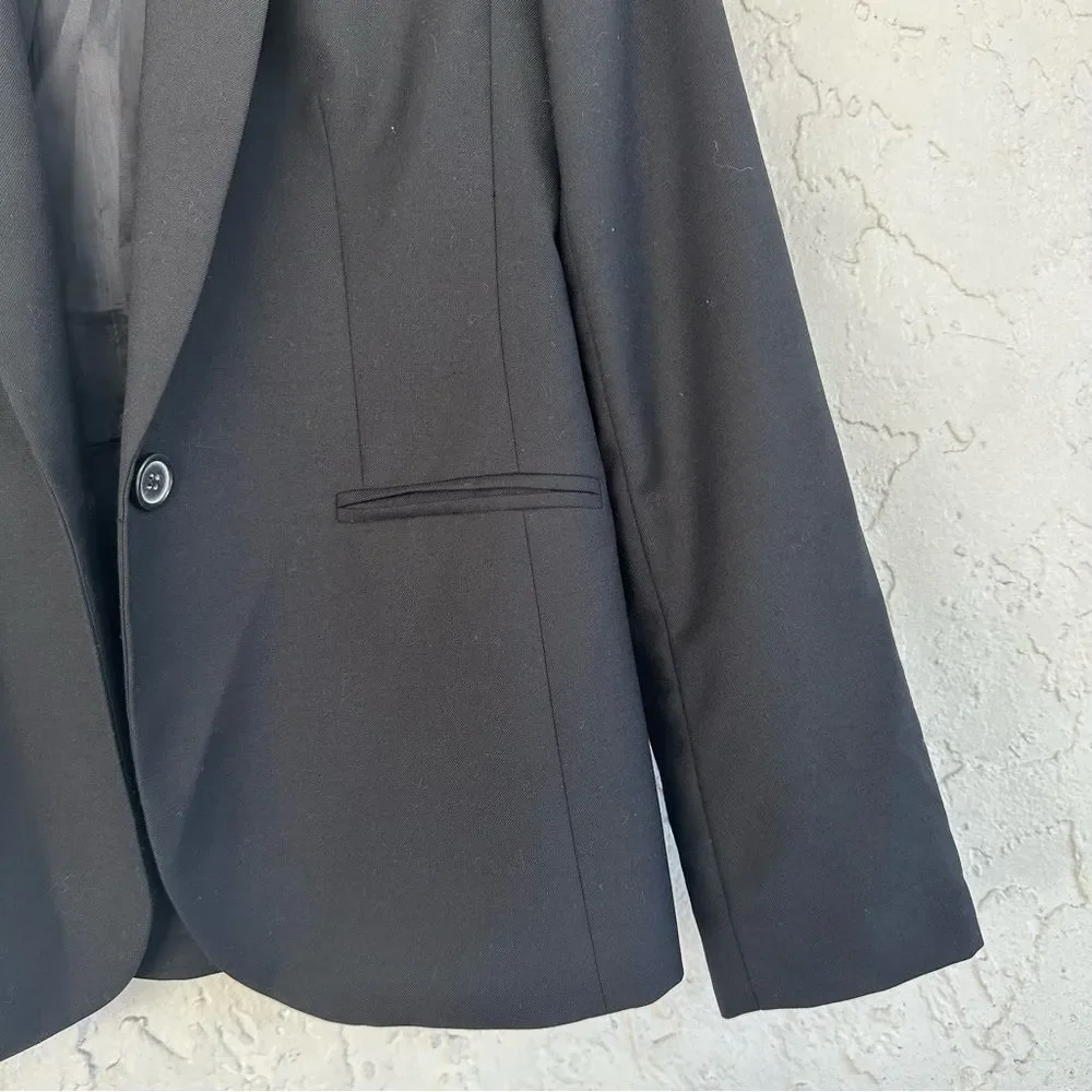 J CREW 1035 Super 120’s Wool Blazer Jacket Womens Size 2 Preppy Academia Office - Picture 4 of 7